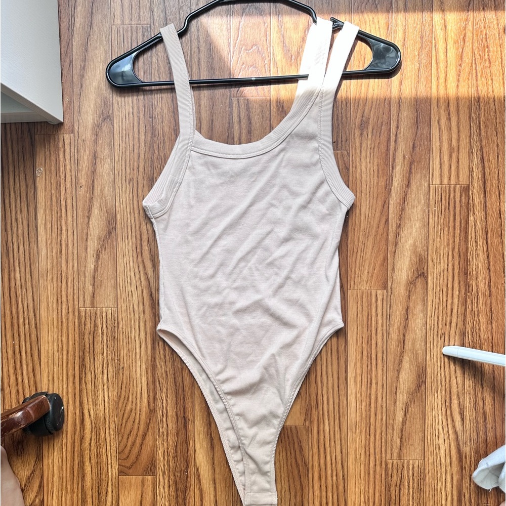 Zara light pink tank top body suit